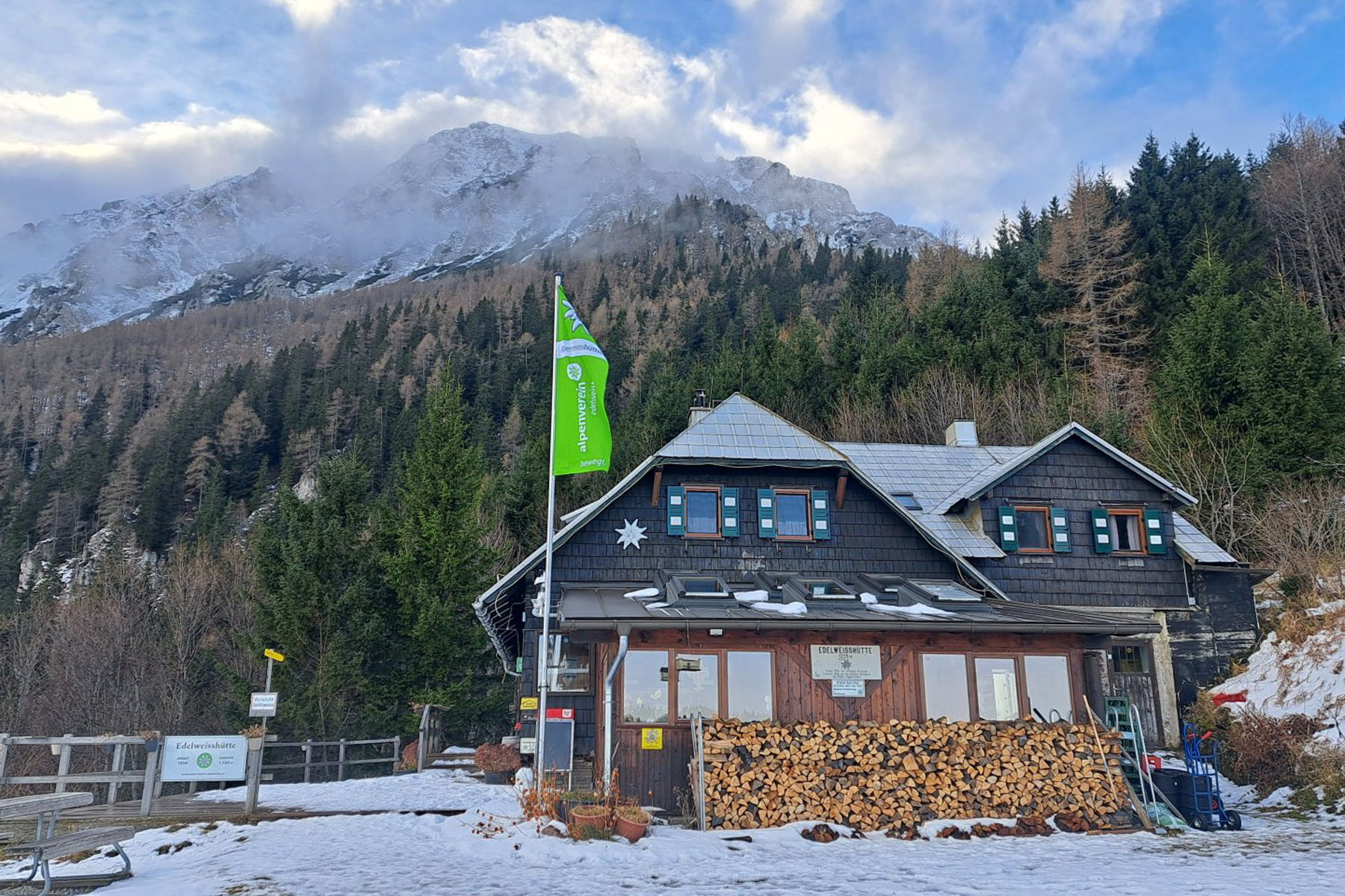 Edelweißhütte des ÖAV. Foto: Gerold Petritsch