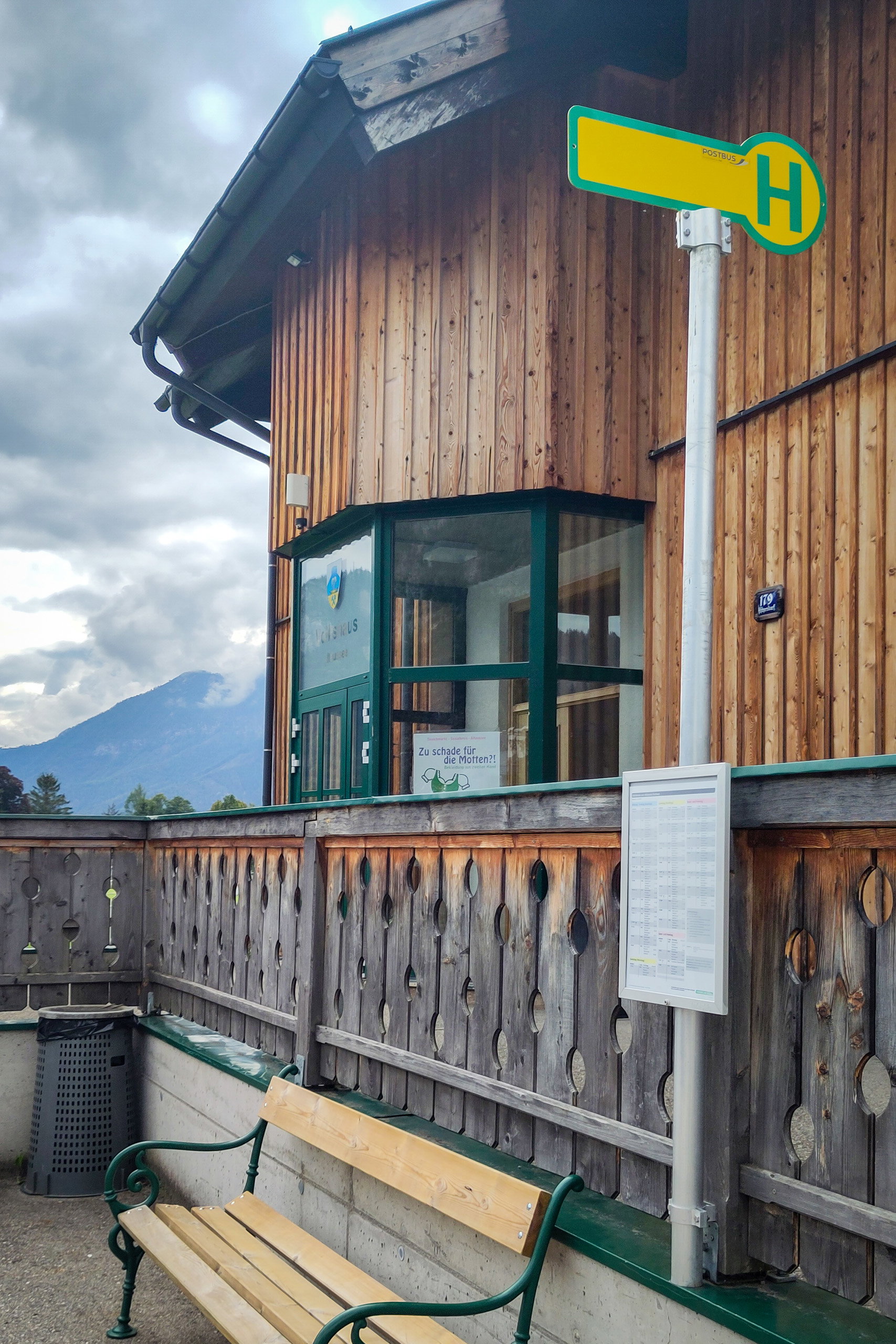 Wir starten bei der Bushaltestelle “Kurhaus” in Altaussee. Fotos: POW AT