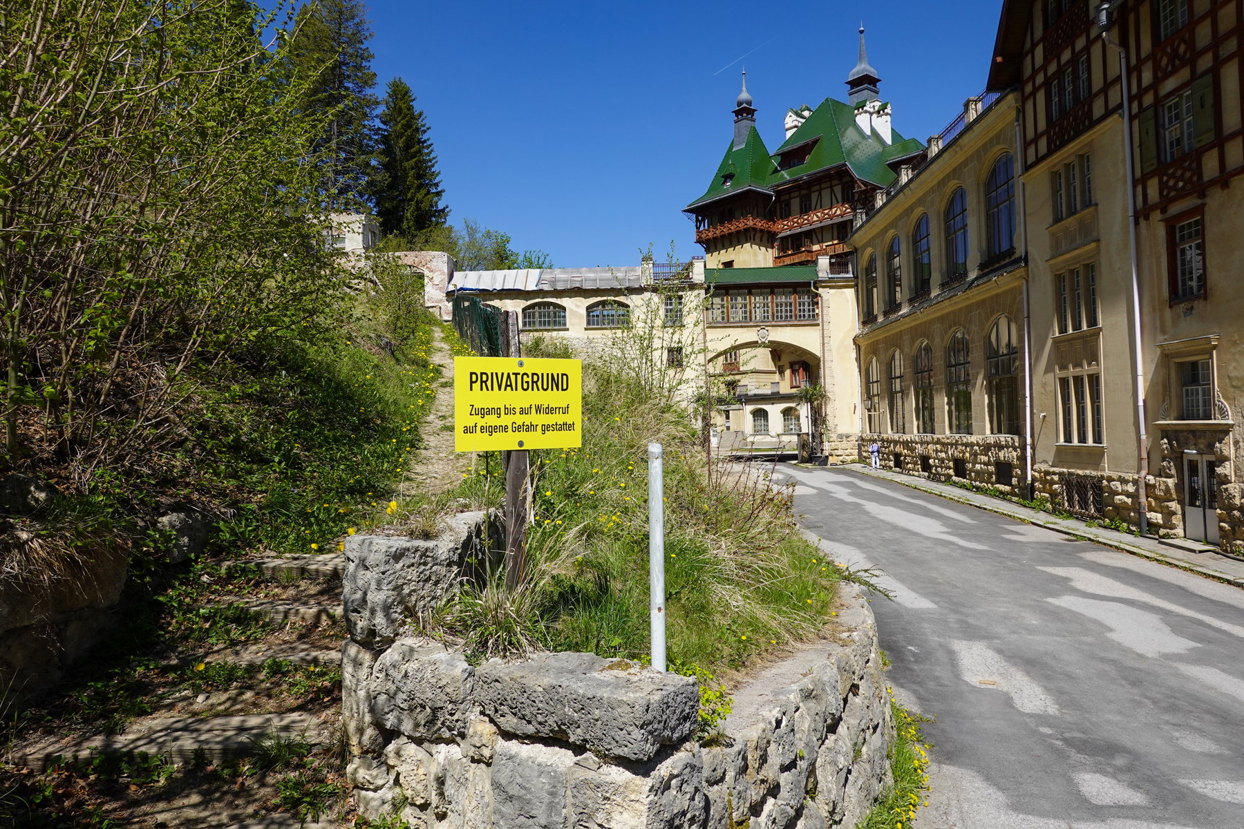 Ein Abschneider beim Südbahnhotel. Foto: Barbara Wanzenböck