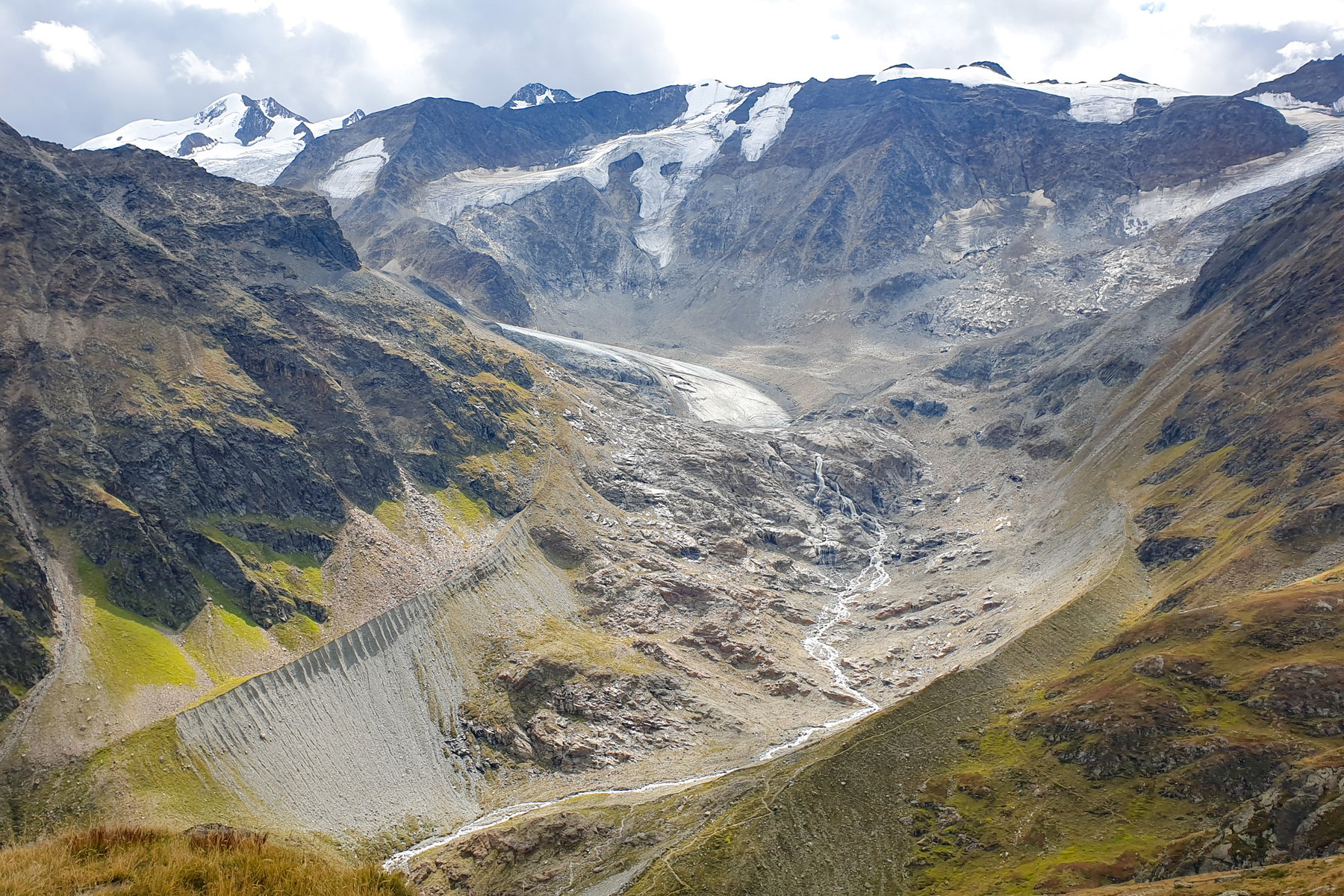Taschachferner: Durchs leere Gletschertal im Pitztal