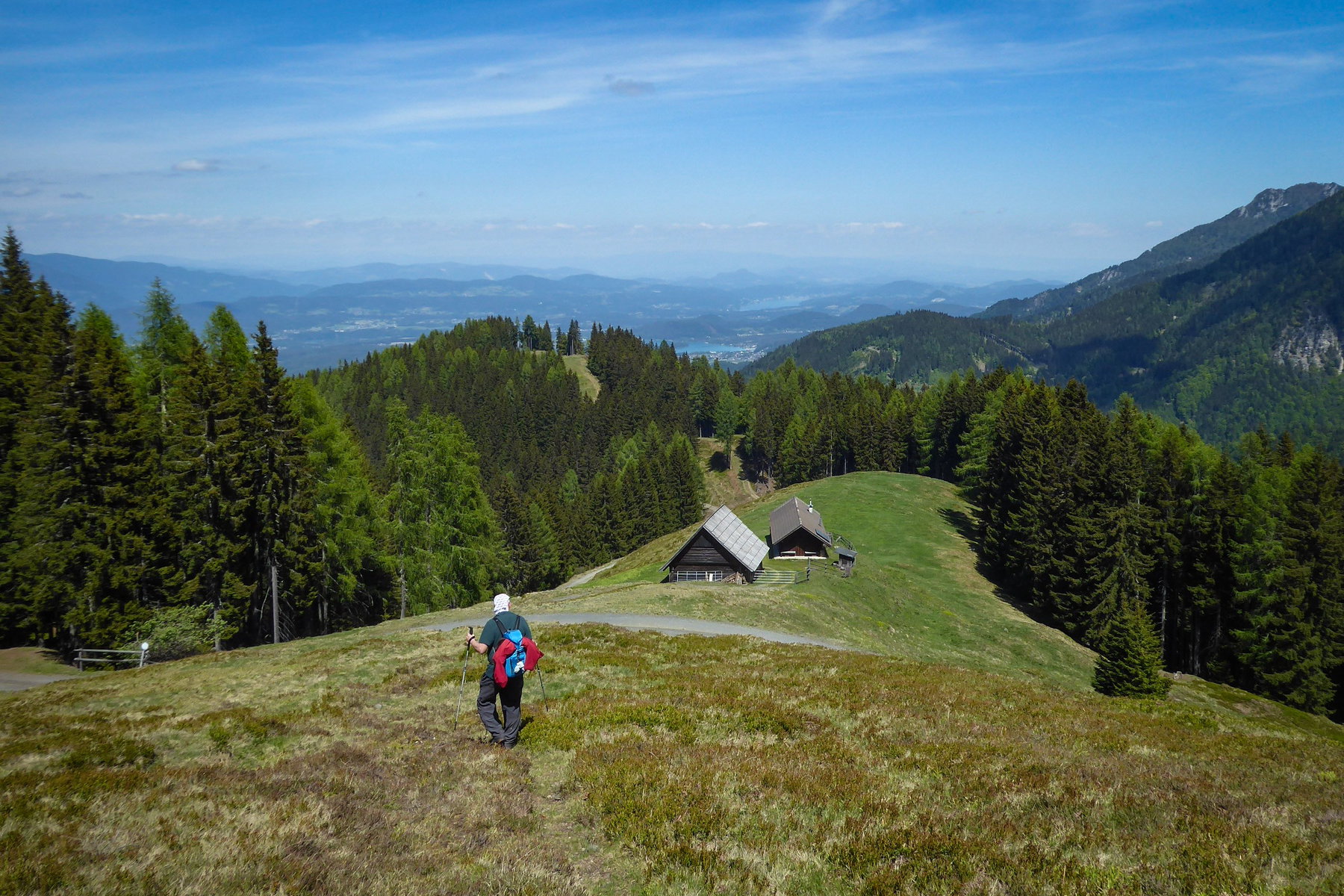 Kleine Karawanken-Überschreitung von Kranjska Gora in Slowenien ins Kärntner Gailtal