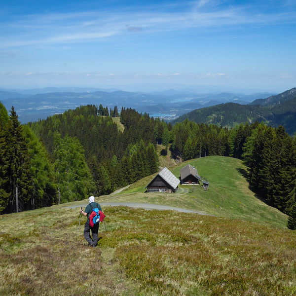Kleine Karawanken-Überschreitung von Kranjska Gora in Slowenien ins Kärntner Gailtal
