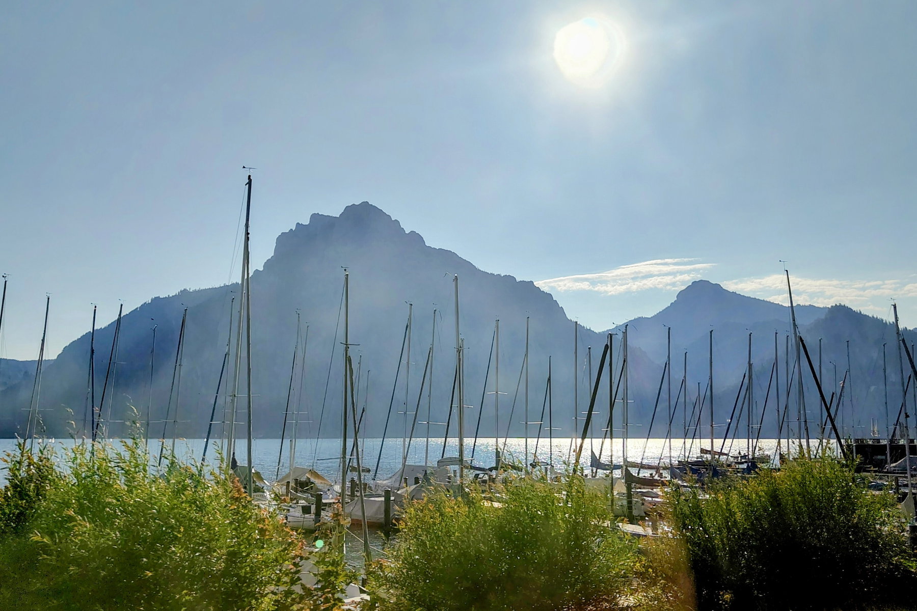 Traunsee vom Bus aus. Foto Silvia Henglmüller