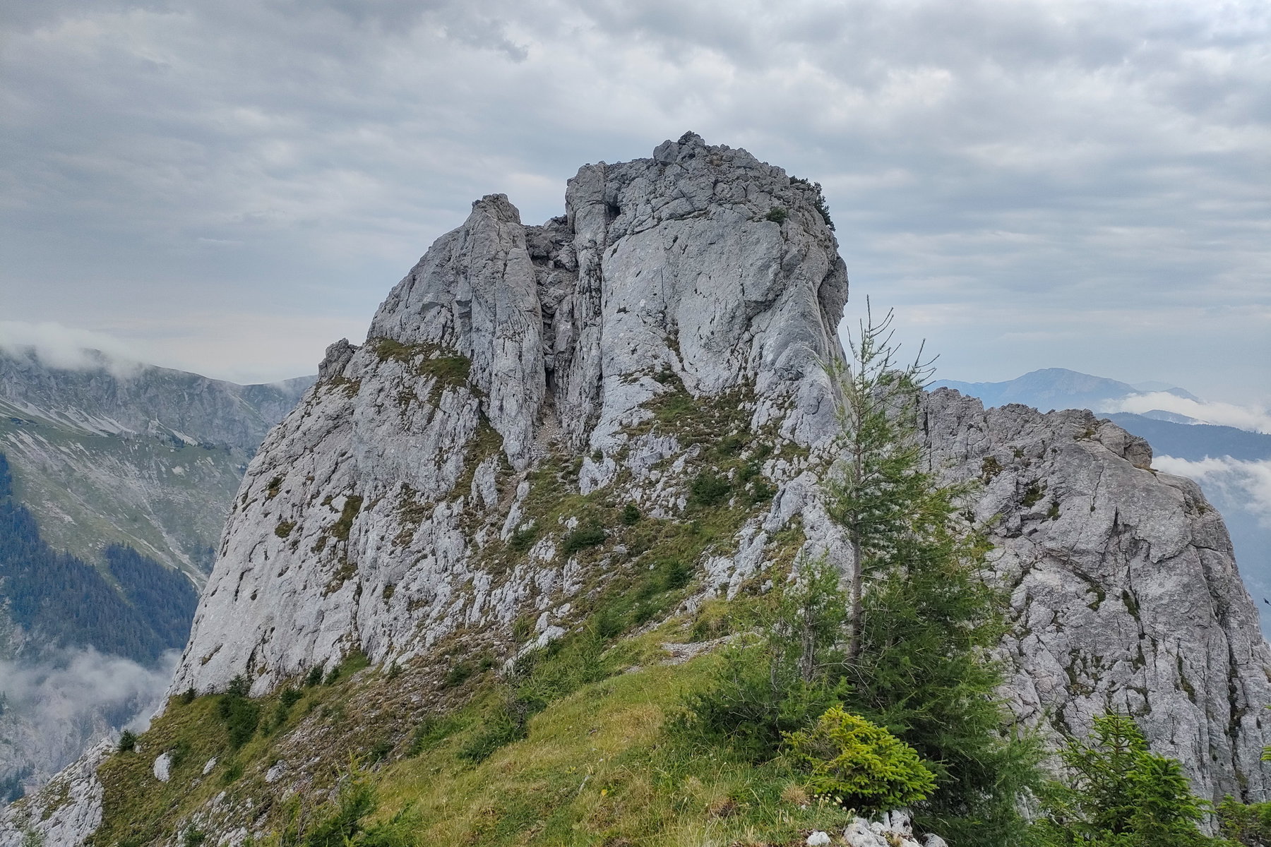 Rückblick zum Kleinen am Weg zum Großen. Fotos: Manfred Hinteregger