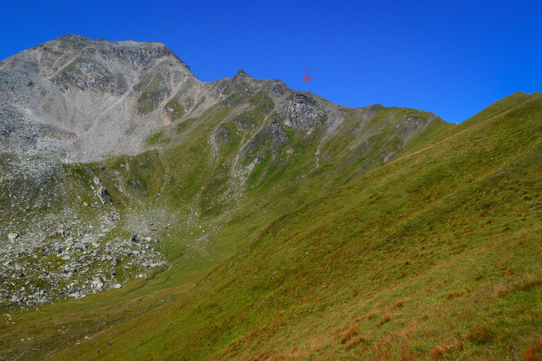 Böseck von der Mauternitzscharte - Böseckhütte. Foto: Karl Plohovich