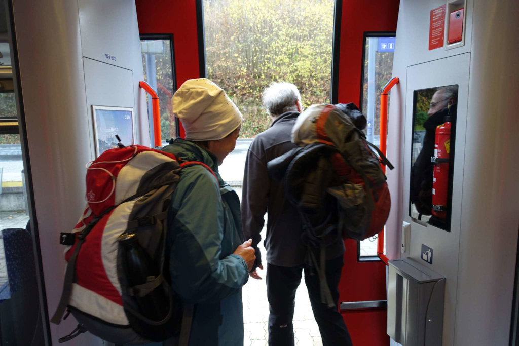 Ankunft Regionalzug Großraming