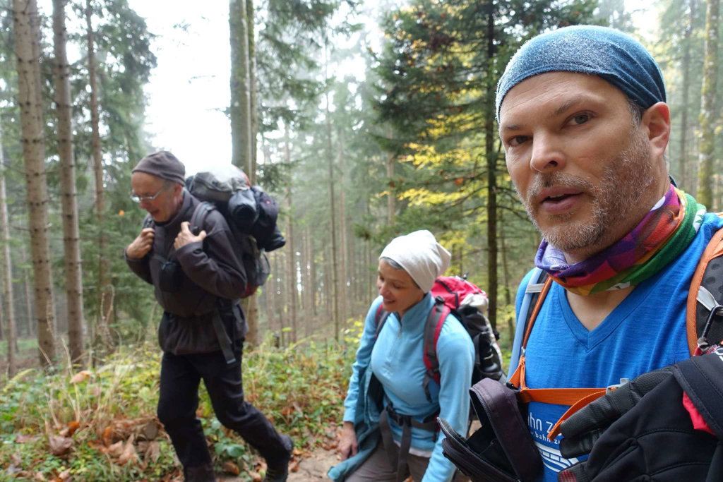 Gemütlicher Start zu einer langen Wanderung