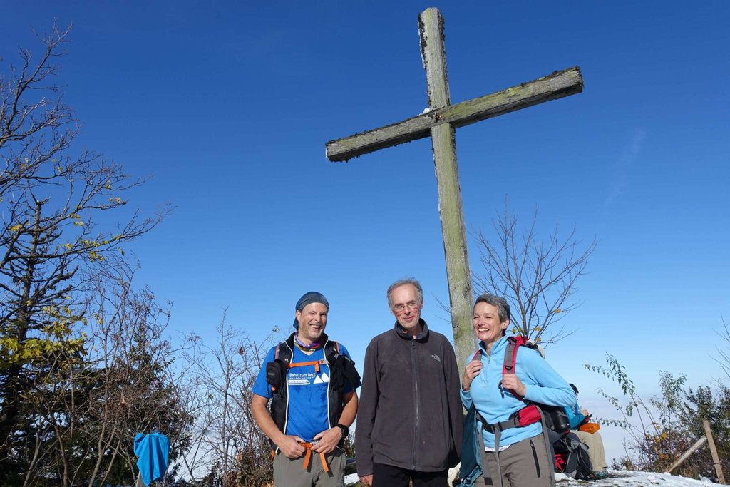 Erster gemeinsamer Gipfel Sieg: Gamsstein (1.273m)