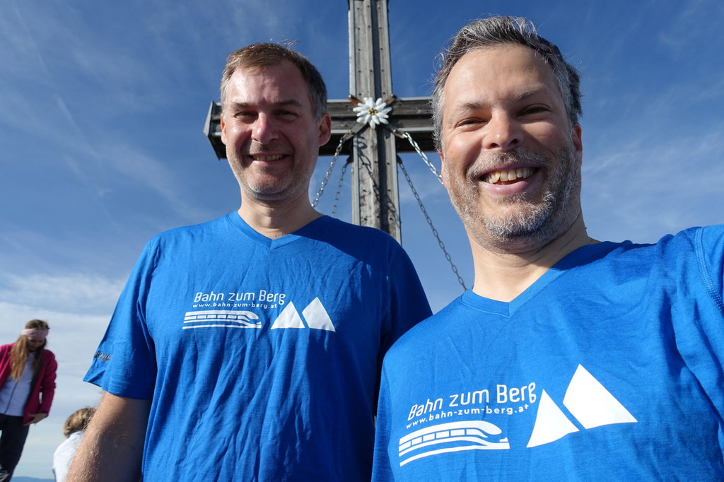 Am Gipfel der Hohen Veitsch. Foto: Martin Heppner