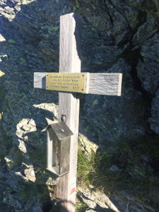 Kosakenkreuz an der Kreuzelscharte. Foto: Petra Jens