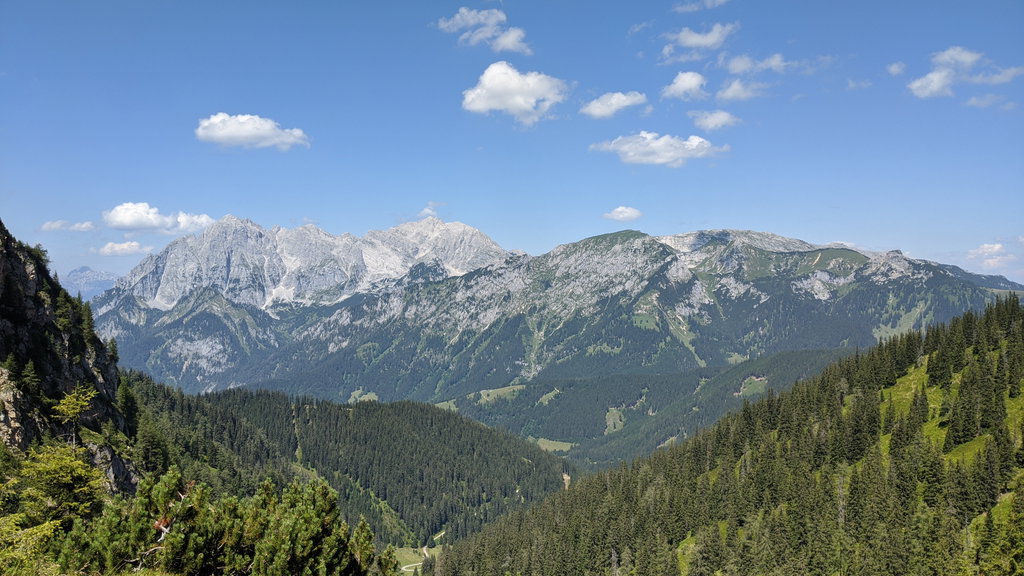Am Leobner Törl, Gesäuse Blick. Foto Martin Heppner