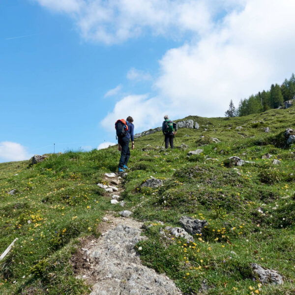 Aufstieg zur Naunspitze
