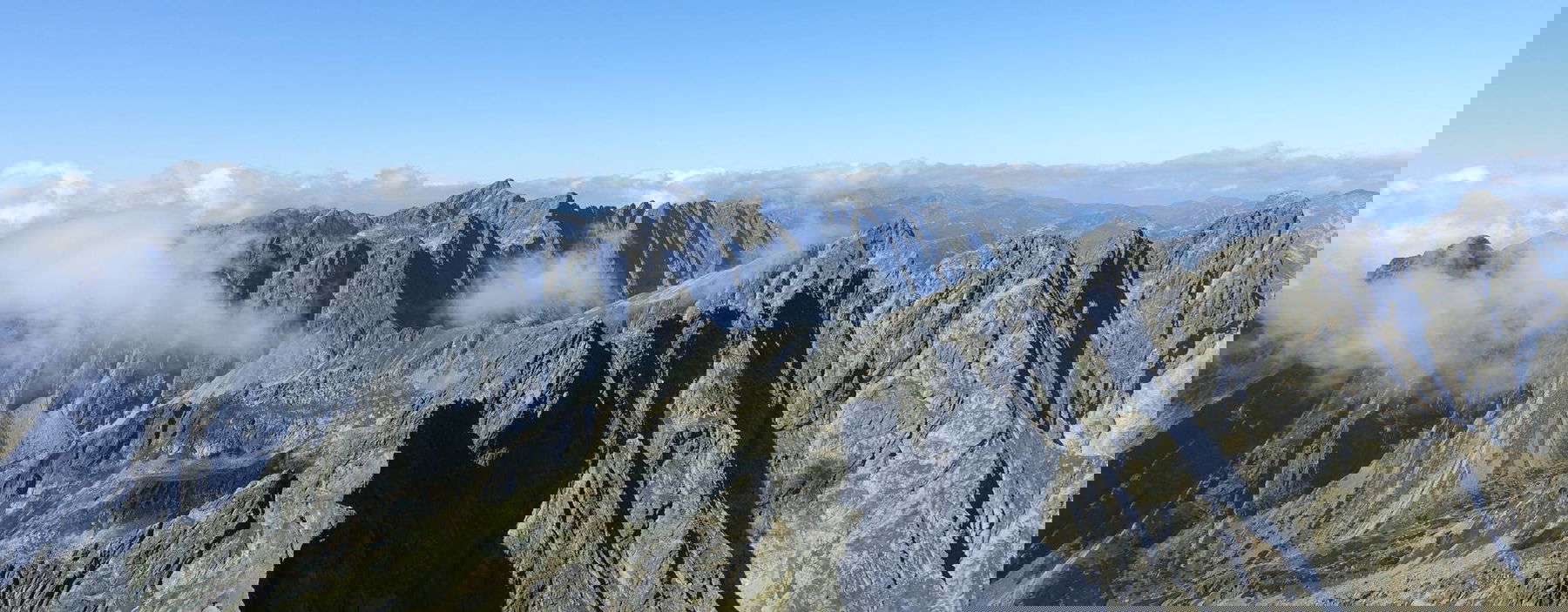 Panorama vom Rysy nach Westen. Foto: Martin Heppner