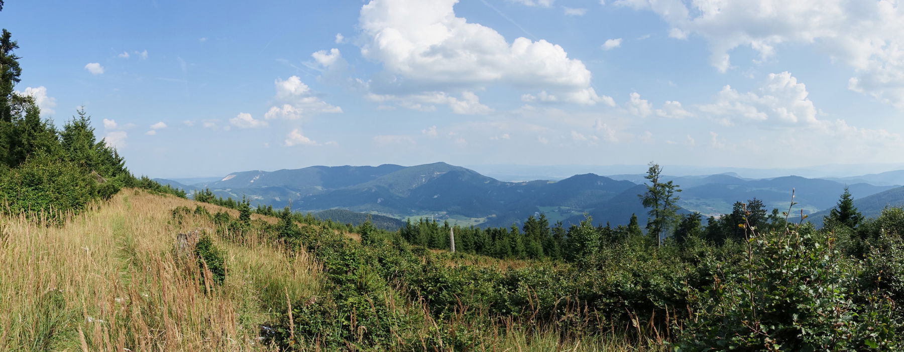 Ausblick von der Dürren Wand nach Südosten