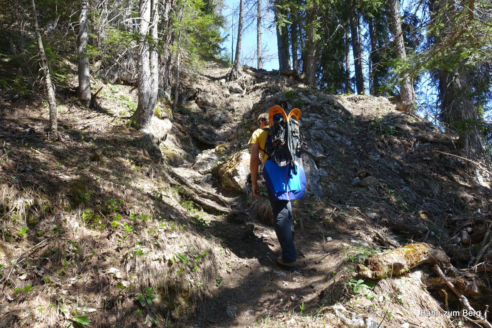 Der Aufstieg ist nie schwierig, trotzdem immer abwechslungsreich