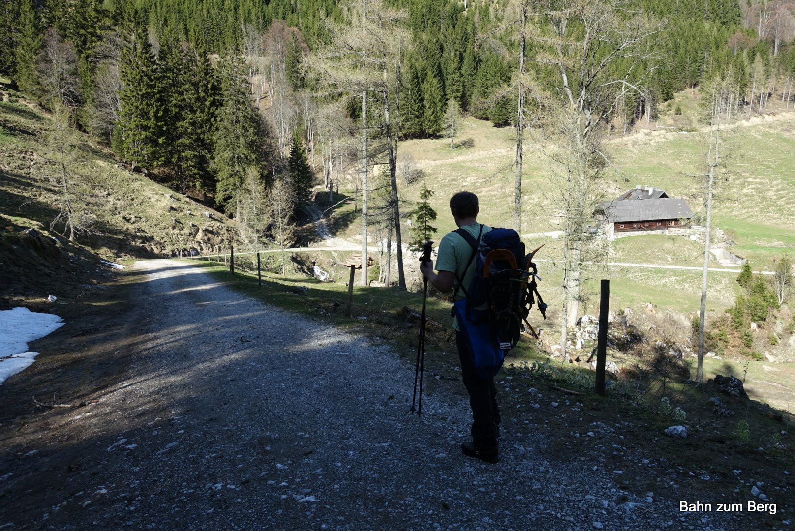 Den Schluss legen wir über Forststraßen zurück