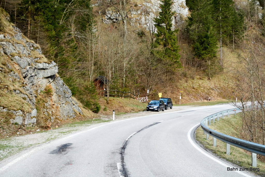Einstieg in den Kesselgraben