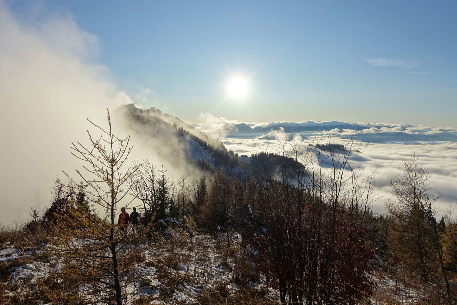 Rückblick zum Almkogel