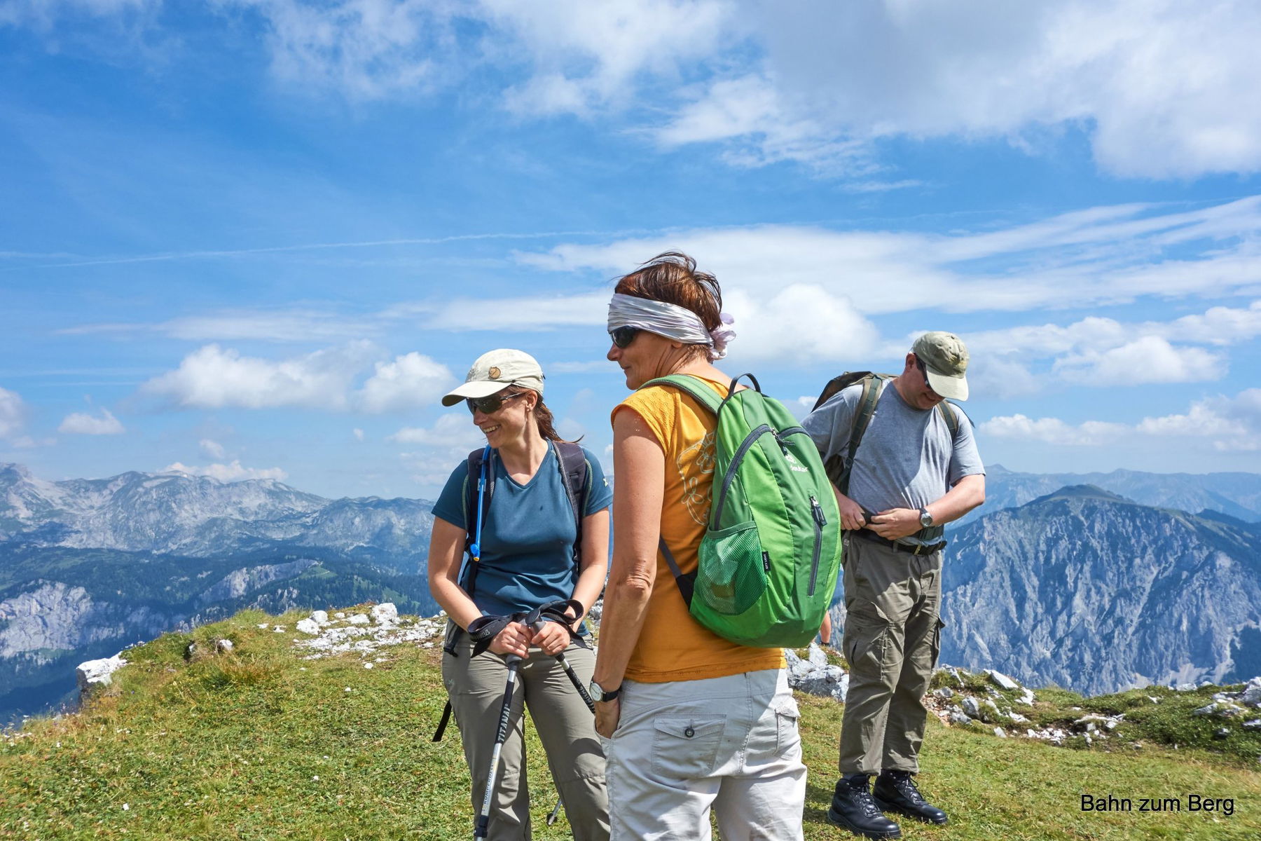 Beim Ausblick auf den Grünen See und einen Gutteil des restlichen Hochschwabmassivs.