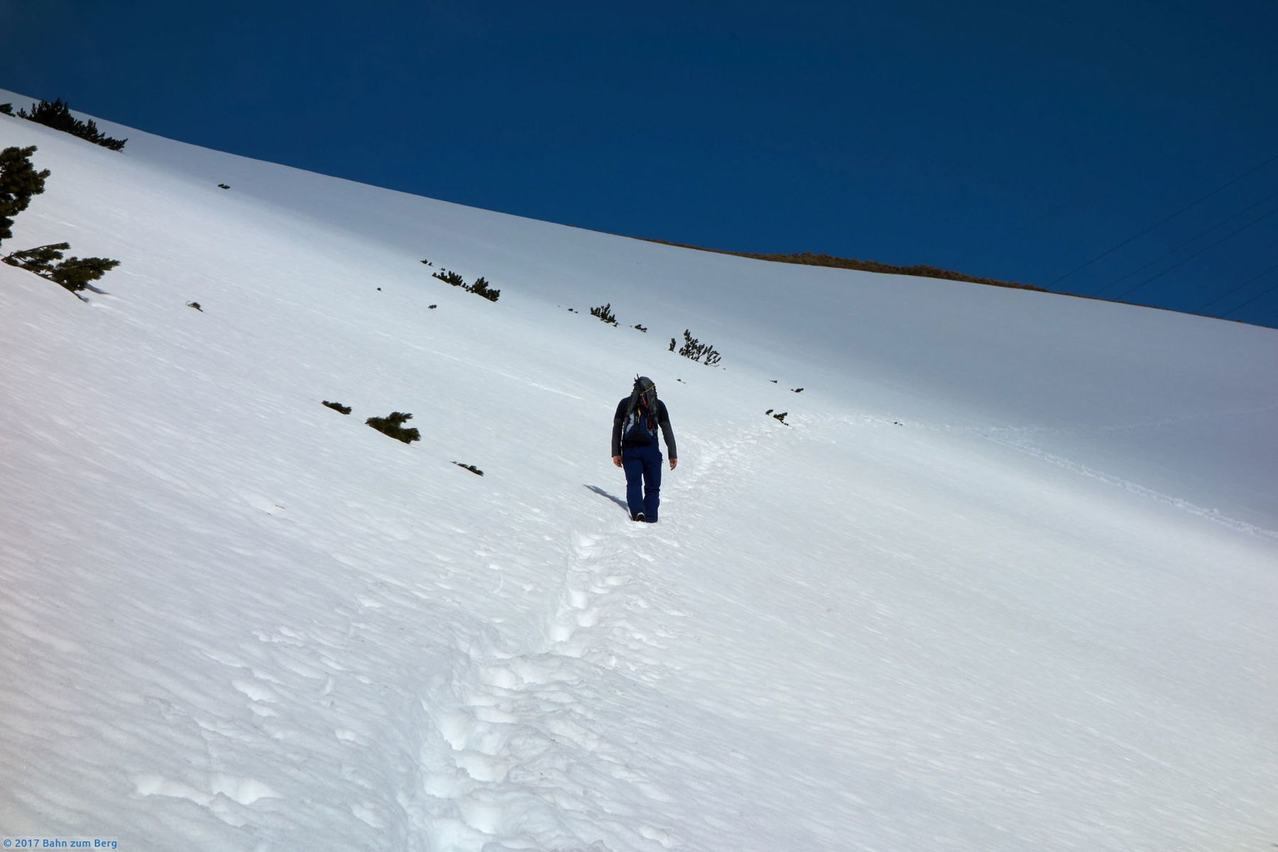 Aufstieg zum Hirschecksattel