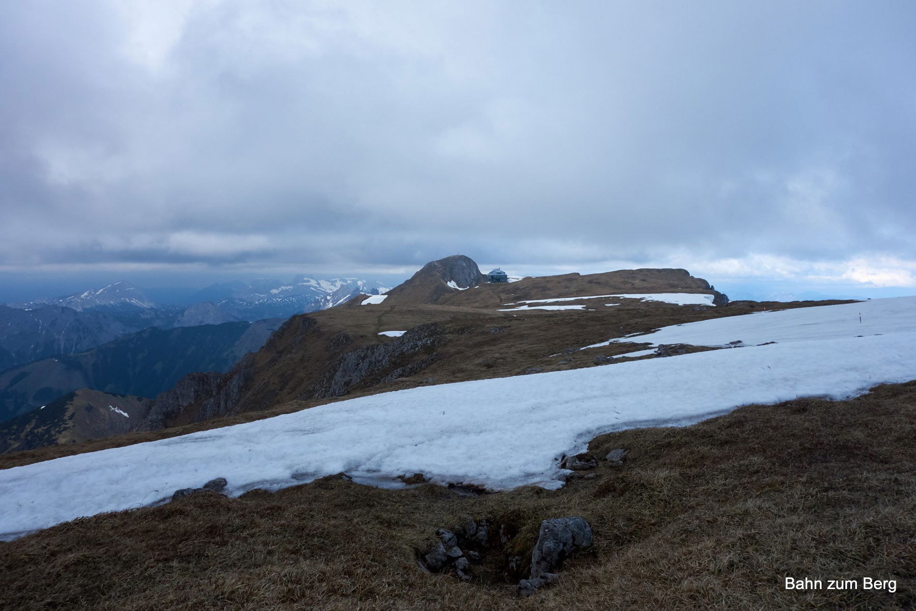 Vom Reichhals zur Reichensteinhütte hinüber.