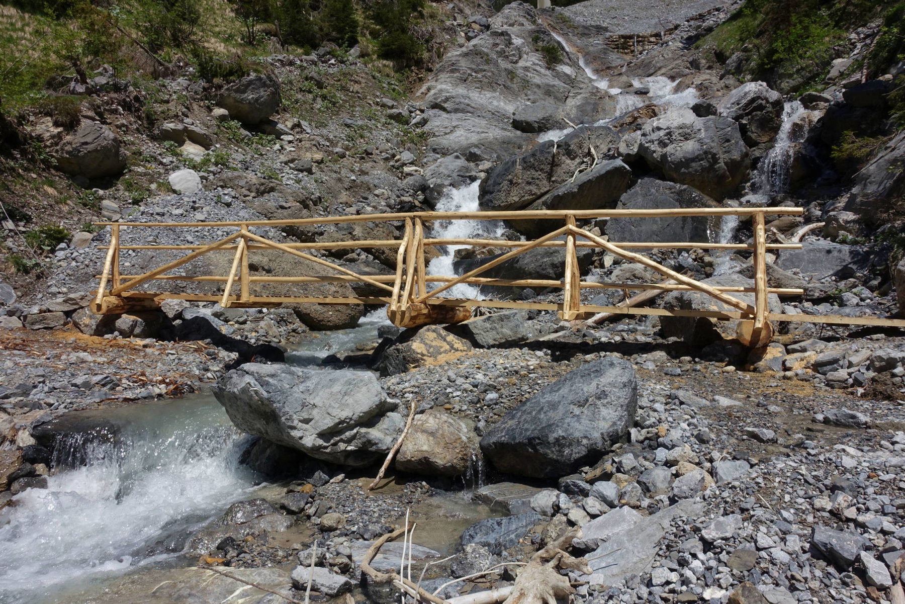 Wäldletobel - neue Brücke (Foto: Peter Backé)