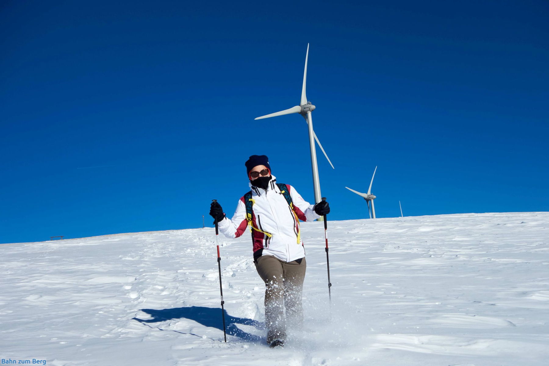Mit Schneeschuhen im Pulverschnee!