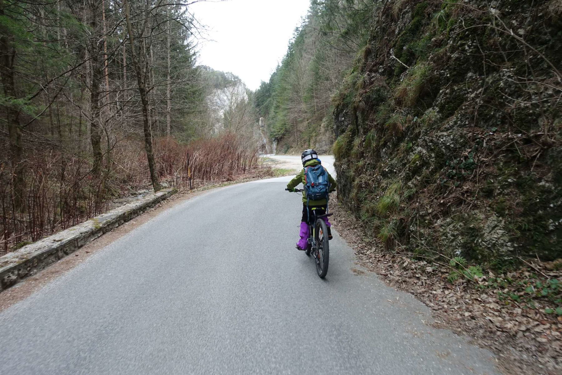 Runterrollen durch den Adlitzgraben