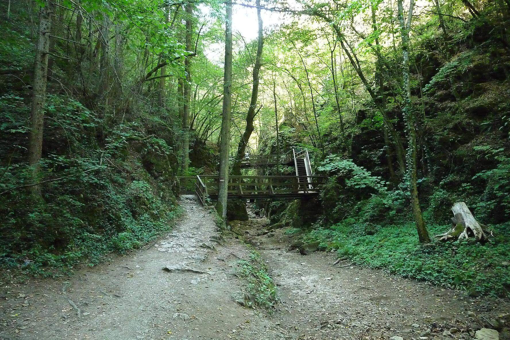 Johannesbachklamm bei Sommerhitze