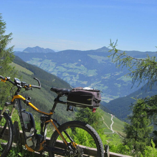 Ausblick auf Jausenstation und Abzweigung dorthin
