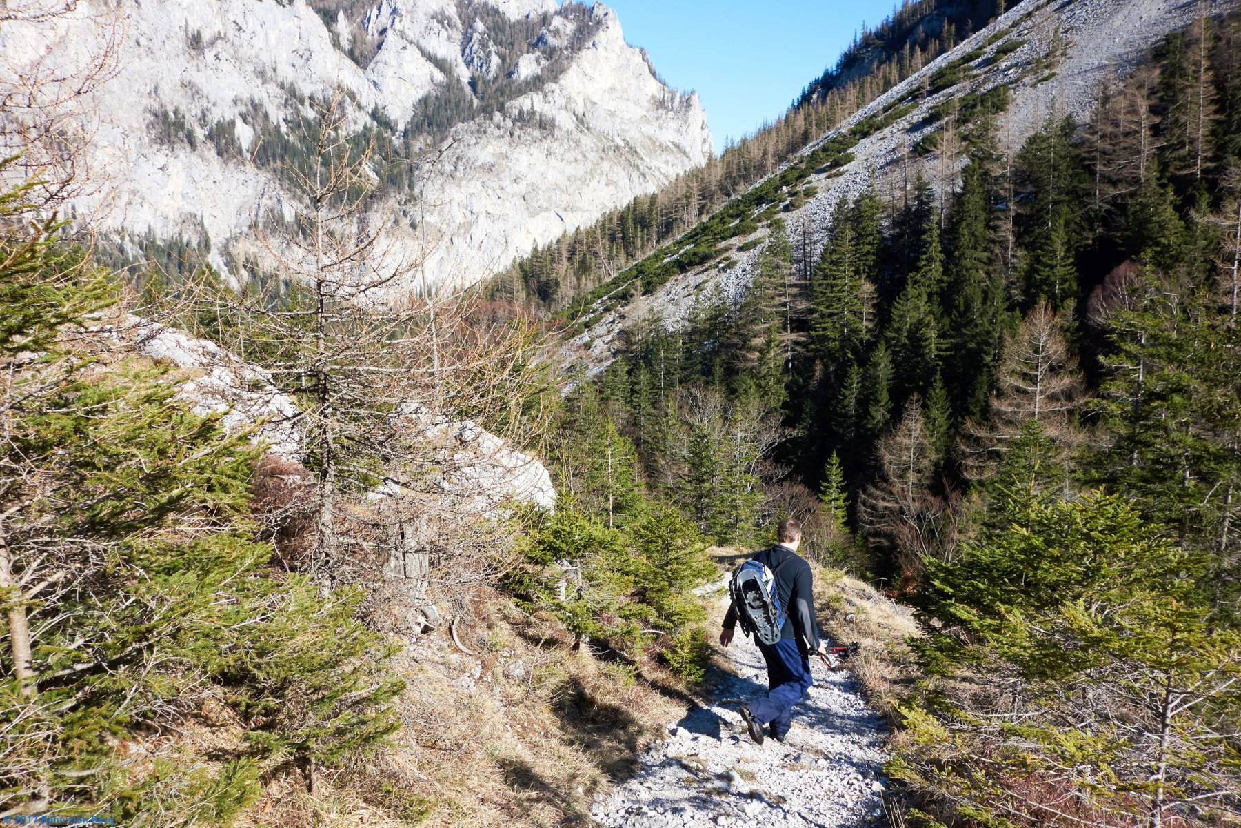 Im Lamingtal kurz vor dem Ferienheim