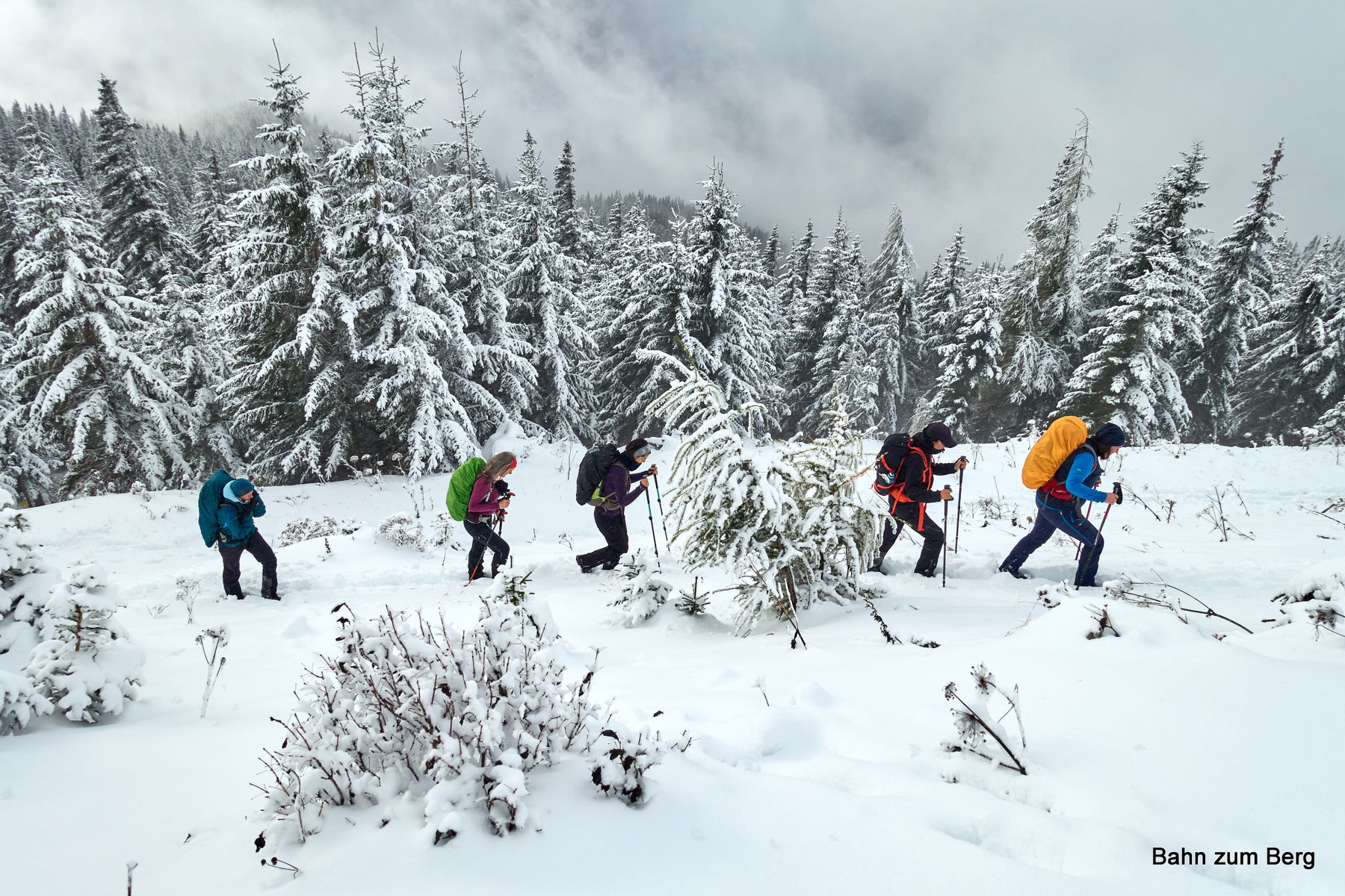 Gretchensteig im 1. Schnee