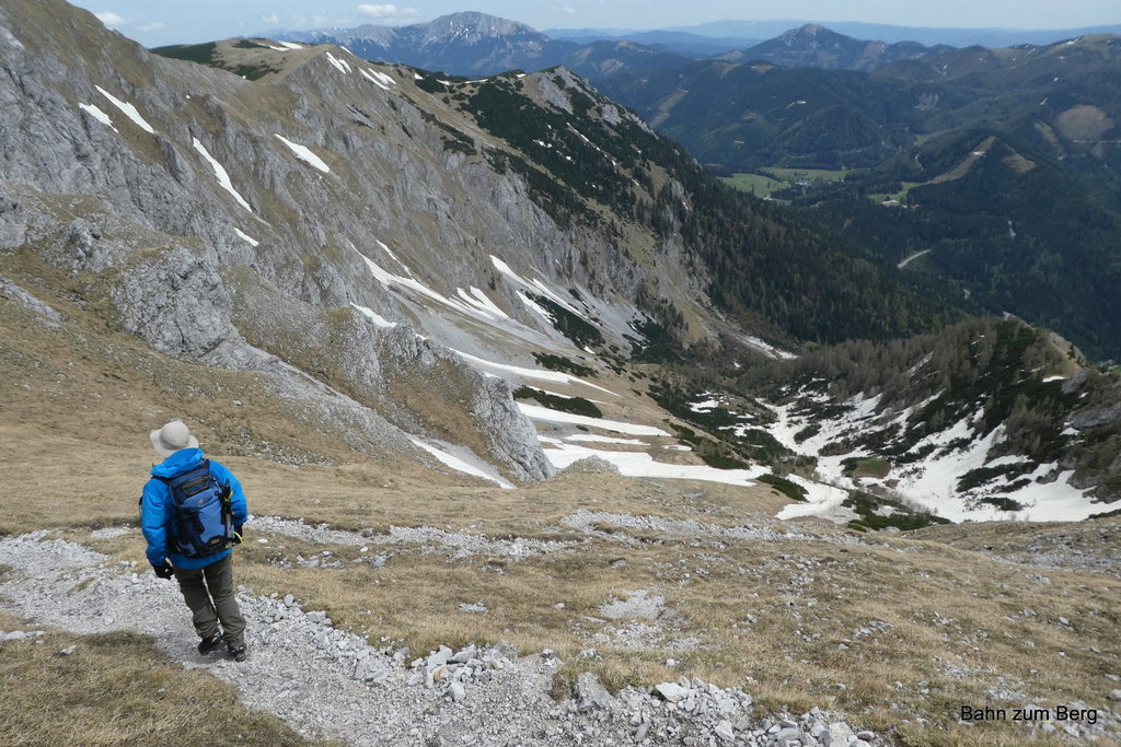 Abstieg über den Gamssteig. Foto: Didi T.