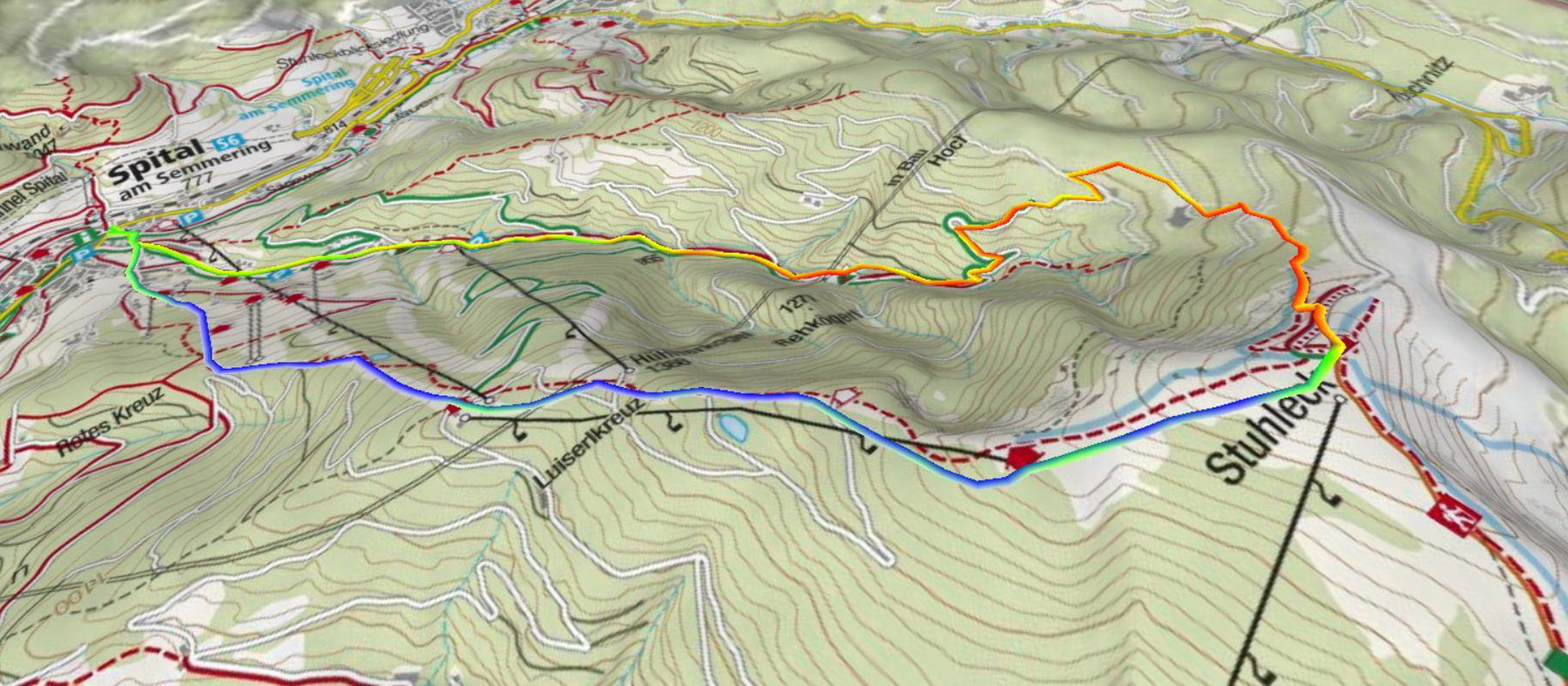 Schitour Kaltenbachgraben auf das Stuhleck