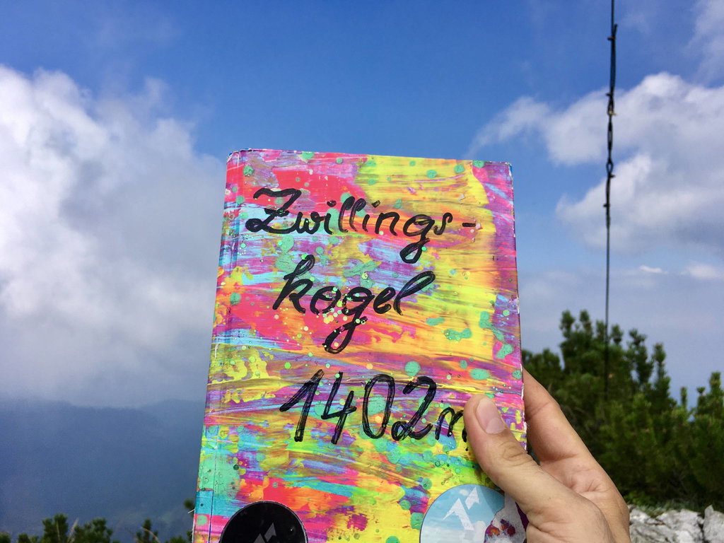 Gipfelbuch. Foto: Stefan Hochhold