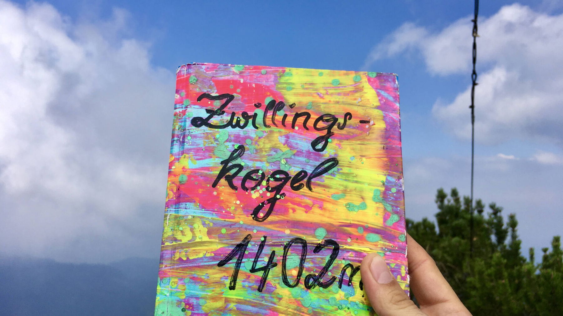 Gipfelbuch. Foto: Stefan Hochhold