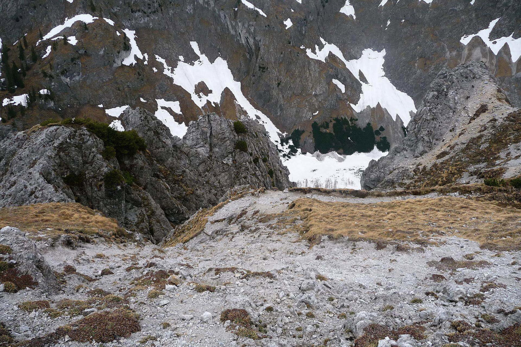 Tiefblicke am Ochsensteig.
