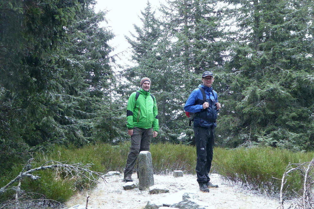Am Gipfel des Tratenkogels.