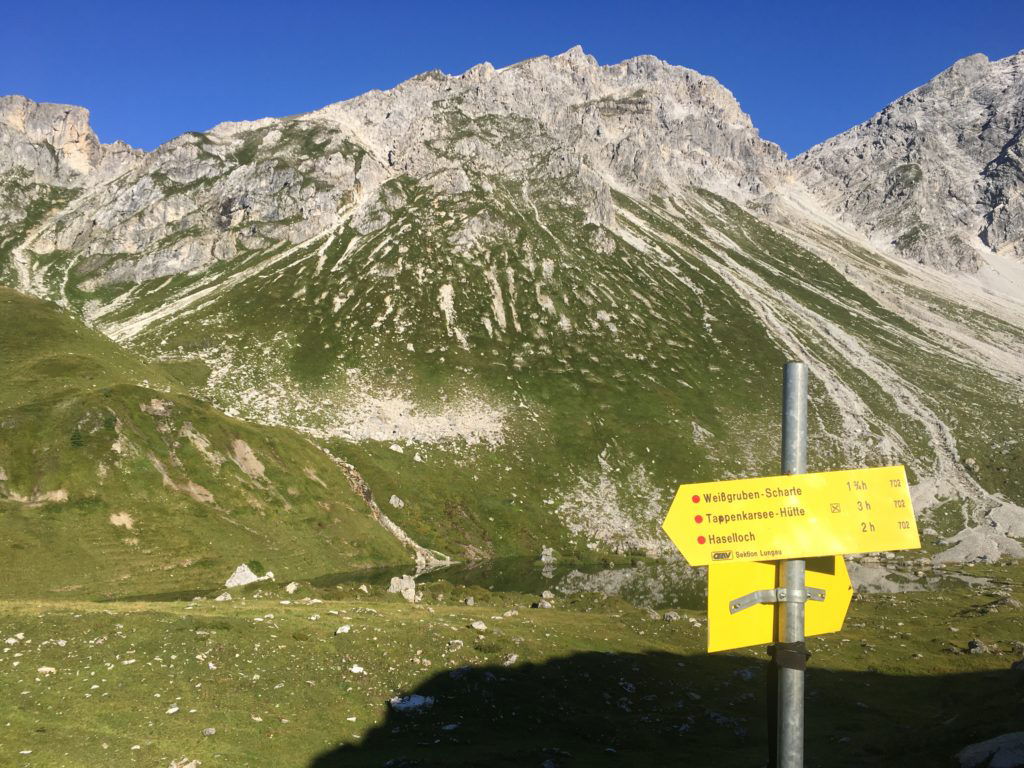 Los geht´s zur Weißgruben Scharte! Foto Veronika Schöll