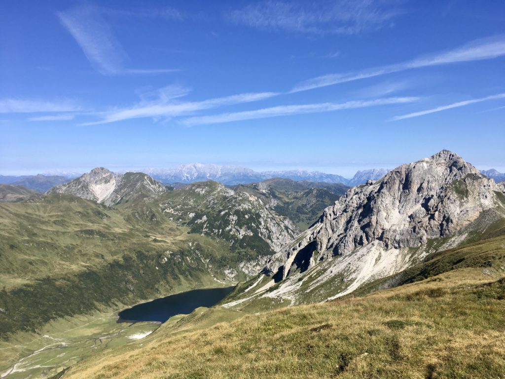 Da unten ist der Tappenkarsee. Foto Veronika Schöll