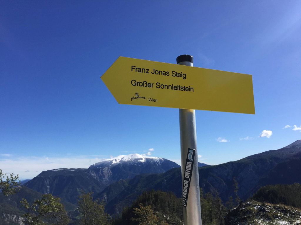 Blick auf den Schneeberg am Fuße des Franz-Jonas-Steigs. Foto: Petra Jens