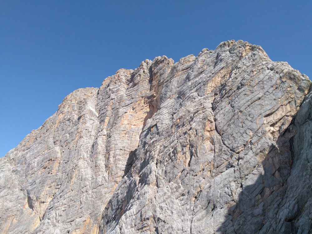 Blick in die Südwand vom Johann Klettersteig