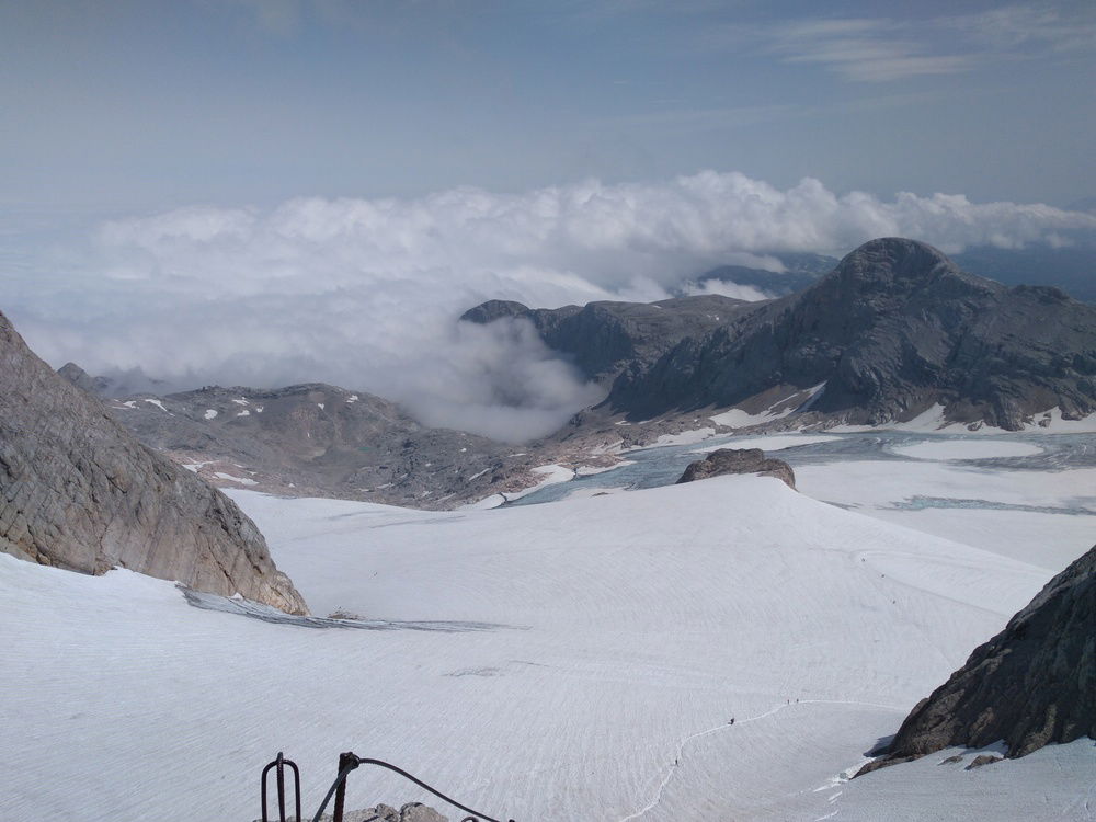 Blick auf den Gletscher