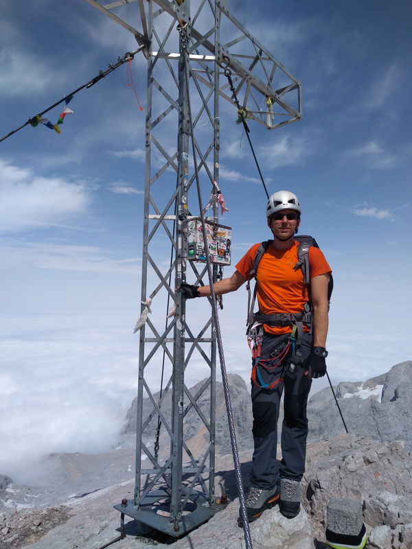 Am Gipfel des Hohen Dachstein