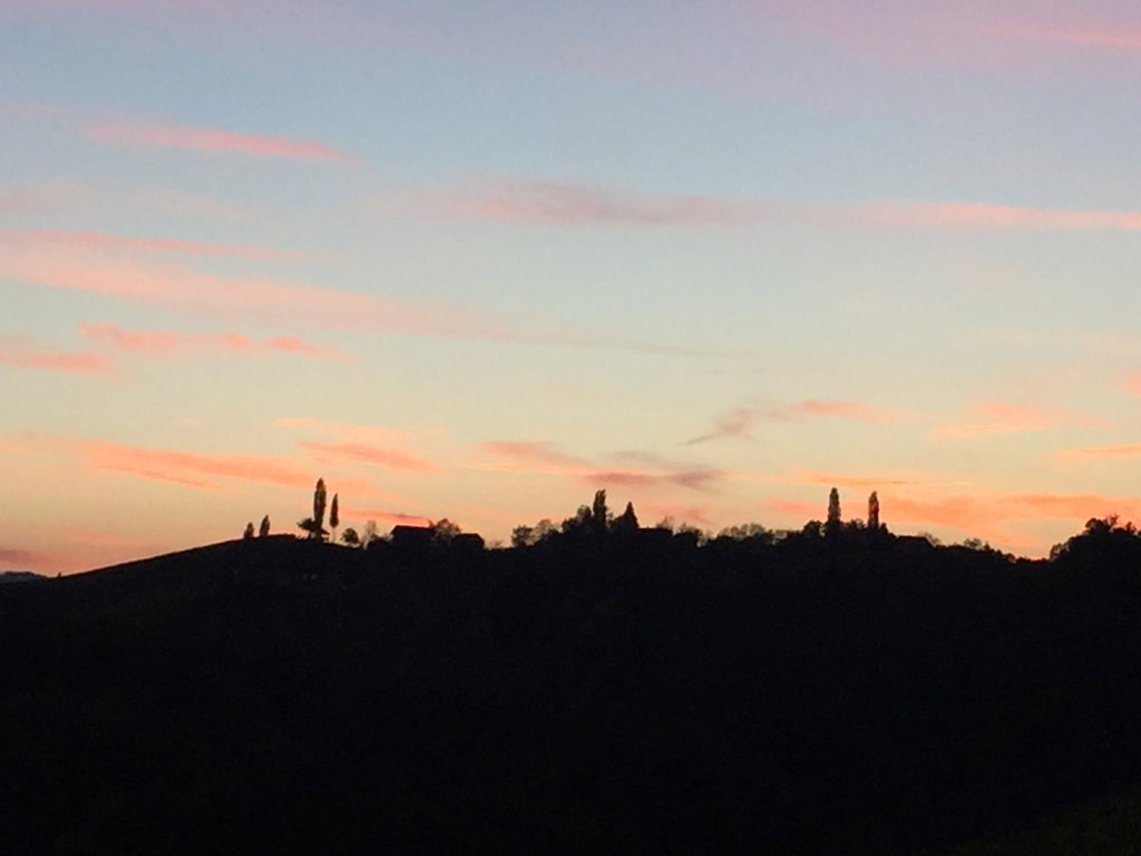 Abendstimmung oberhalb von Ratsch. Foto: Petra Jens