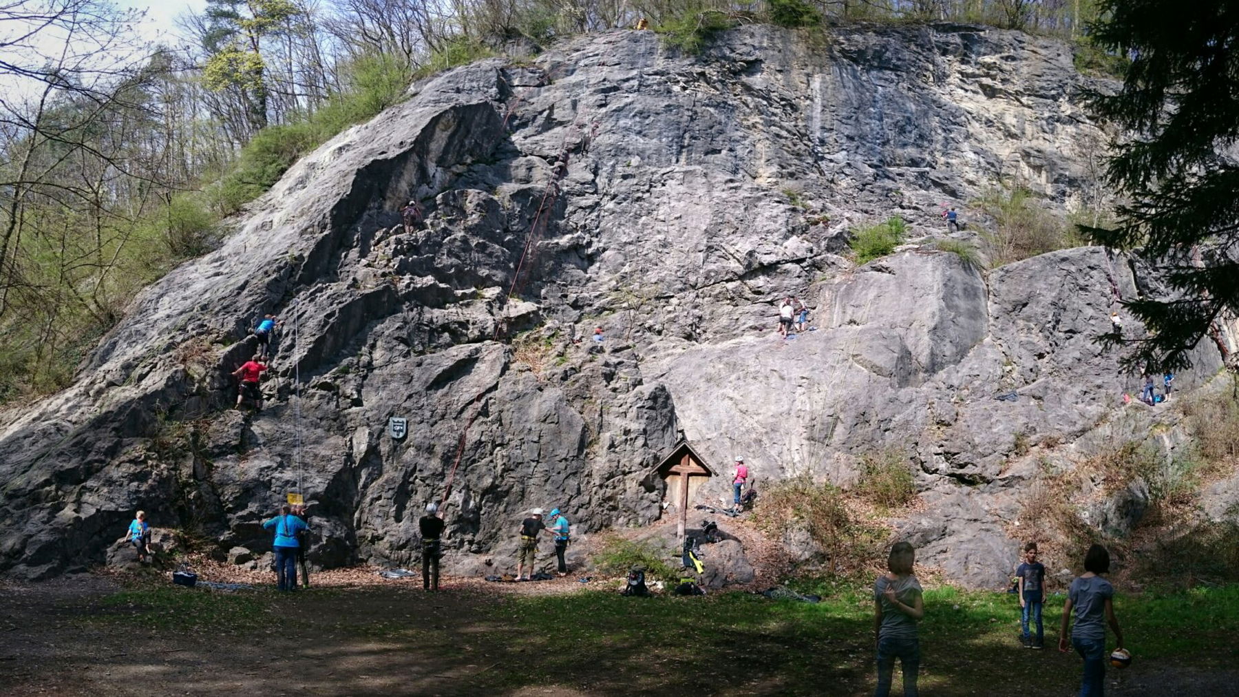 Klettergarten Koblach. Foto: Kai Klesatschke auf theCrag.com
