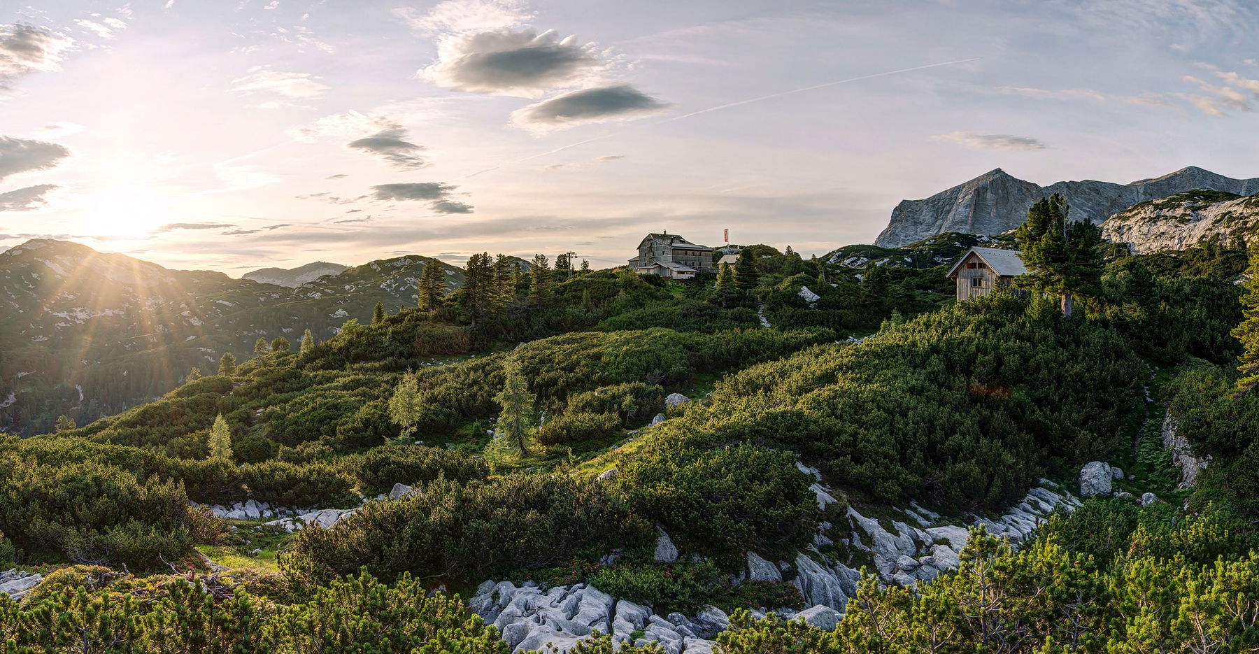 19 Von Obertraun zum Wiesberghaus