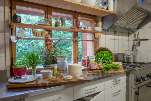 Küche Gauertalhaus. Foto: Alfred Leitgeb