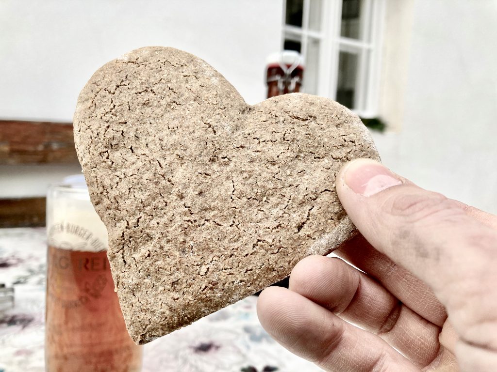 Lebkuchenherz. Selbstgemacht. Foto: Stefan Hochhold