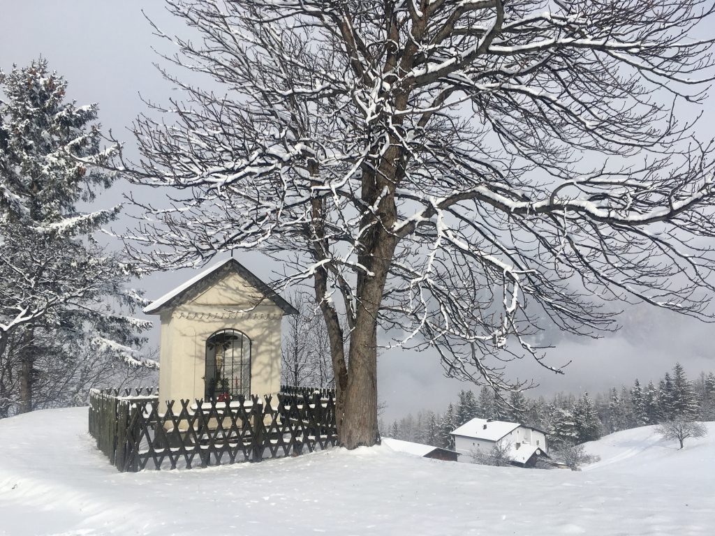 Winterlich ist es auf der Stojer Höhe. Foto Veronika Schöl